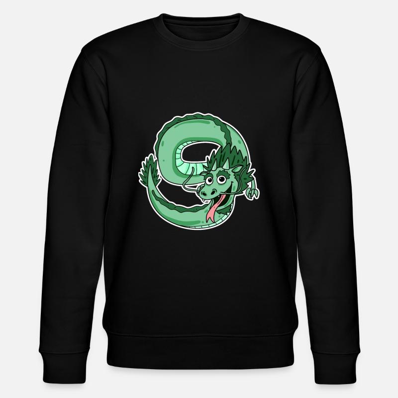 Dragon - Stanley/Stella CHANGER Unisex Organic Sweatshirt - black