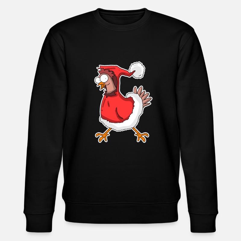 Poulet de Noël - Sweat bio CHANGER Stanley/Stella Unisexe - noir