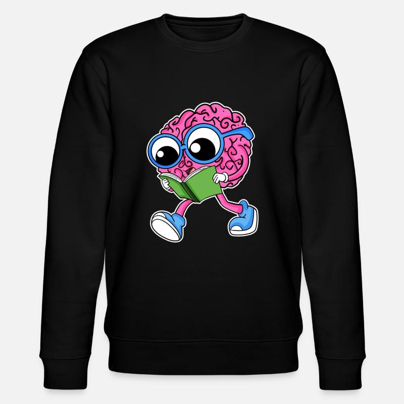 Brain reading - Stanley/Stella CHANGER Unisex Organic Sweatshirt - black