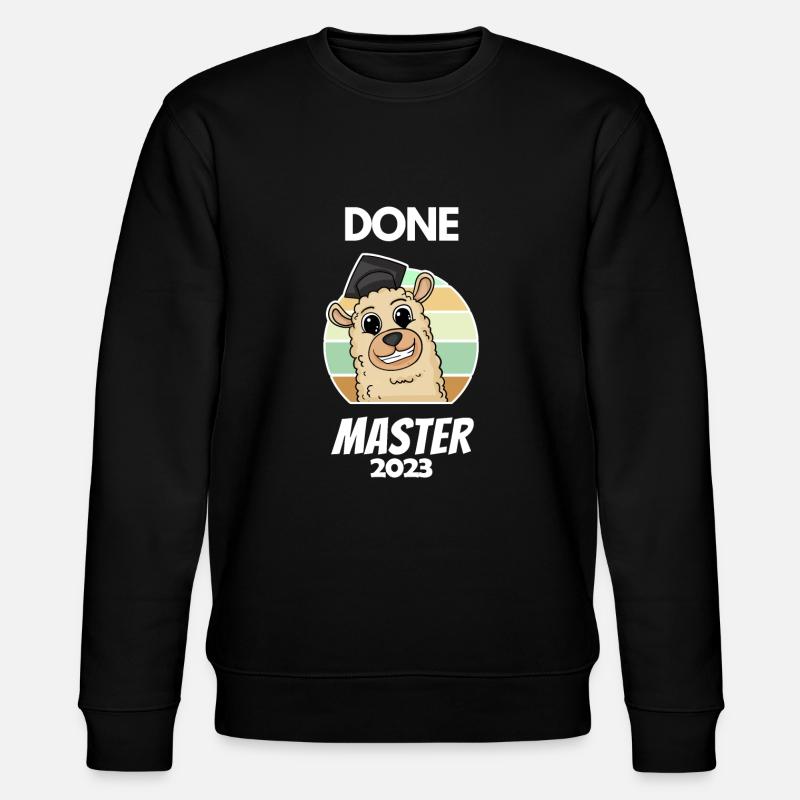 Master 2023 - Stanley/Stella Unisex Bio-Sweatshirt CHANGER  - Schwarz