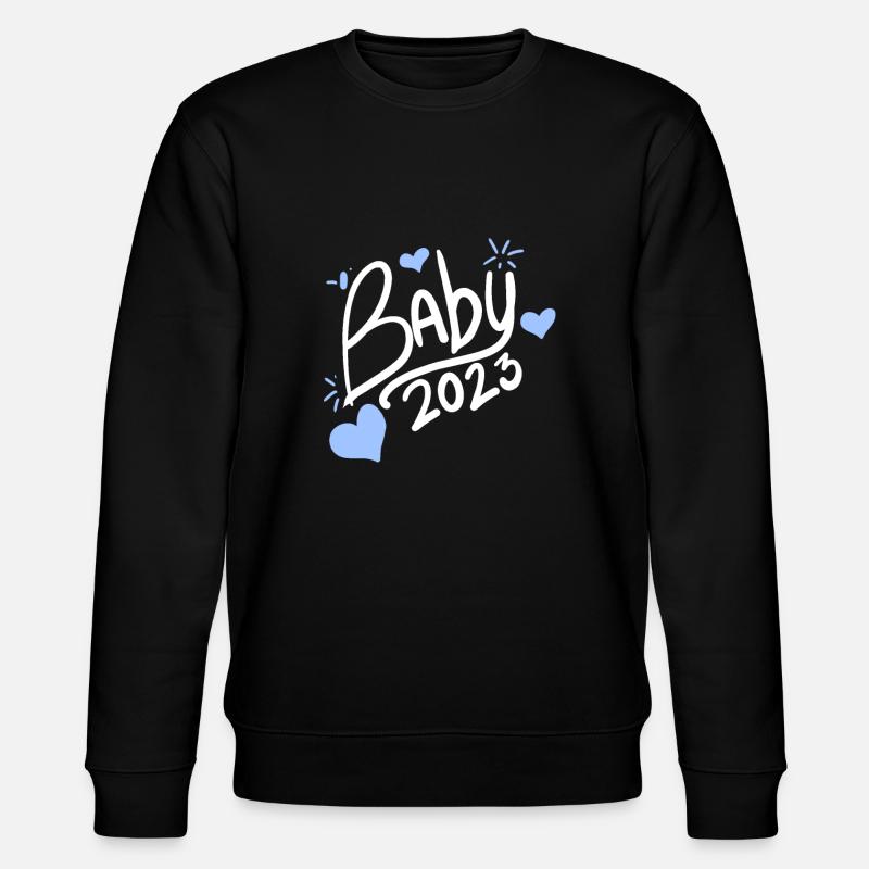 Baby 2023 Junge - Stanley/Stella Unisex Bio-Sweatshirt CHANGER  - Schwarz