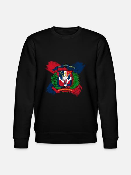 Dominikana Rainforest Dominican Flag - Ekologiczna bluza unisex Stanley/Stella CHANGER  - czarny