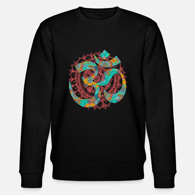 Namaste Om - Stanley/Stella Unisex Bio-Sweatshirt CHANGER  - Schwarz