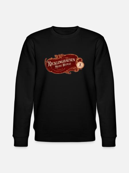 Recklinghausen meine Heimat - Stanley/Stella Unisex Bio-Sweatshirt CHANGER - Schwarz
