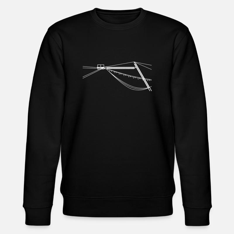 Wakeboard, Geschenk - Stanley/Stella Unisex Bio-Sweatshirt CHANGER  - Schwarz