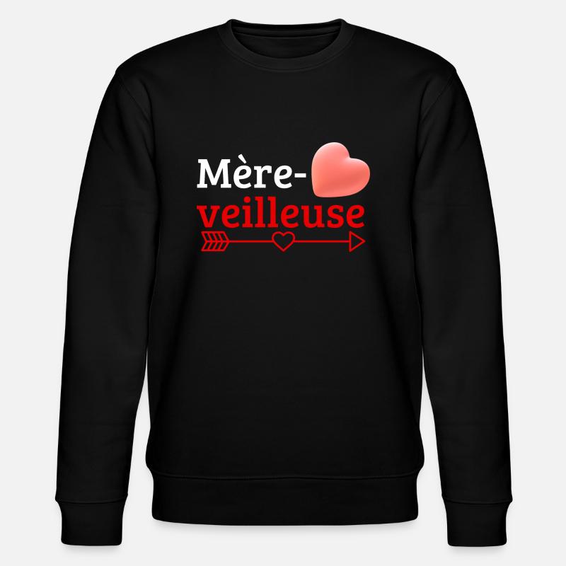 Mère-veilleuse - Sweat bio CHANGER Stanley/Stella Unisexe - noir