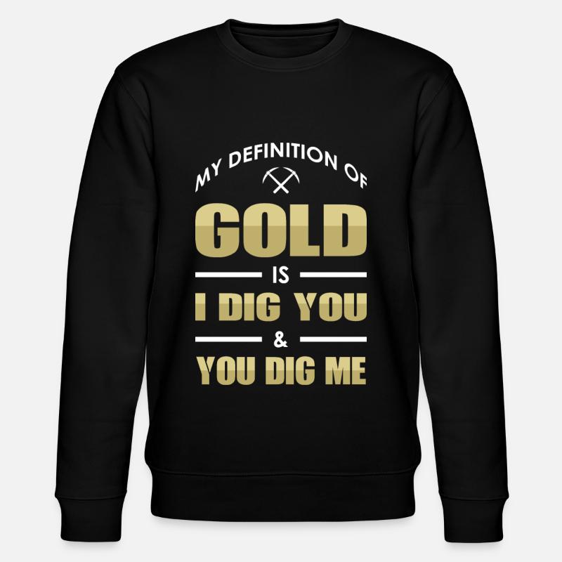 Gold Mining Gold Mine - Stanley/Stella CHANGER Unisex Organic Sweatshirt - black