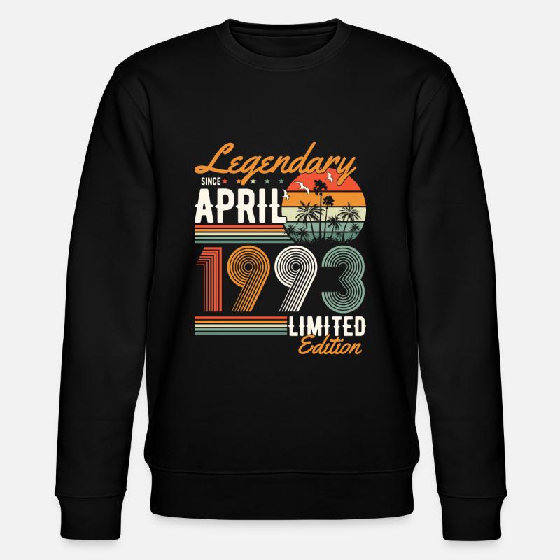 Legendary since April 1993 - Stanley/Stella CHANGER Unisex Organic Sweatshirt - black