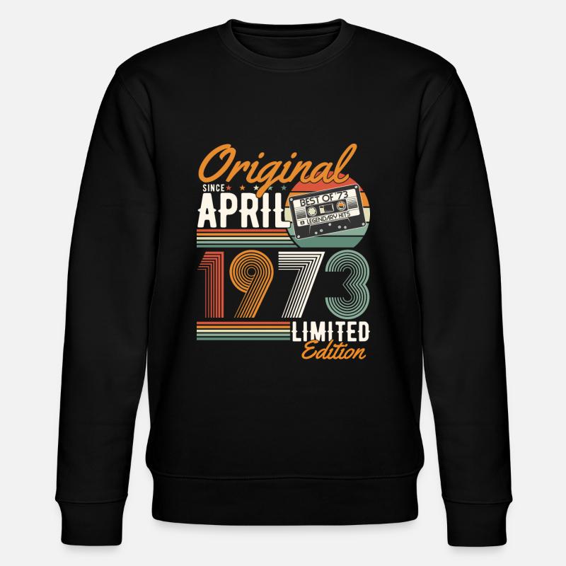 Original depuis avril 1973 - Sweat bio CHANGER Stanley/Stella Unisexe - noir