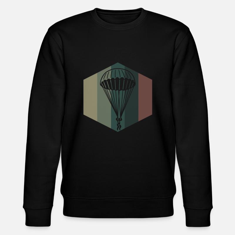 Parachute - Stanley/Stella Unisex Bio-Sweatshirt CHANGER  - Schwarz