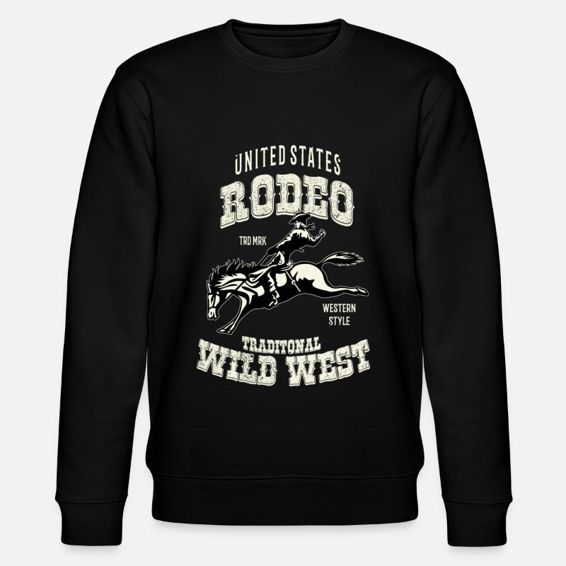 Wild West Rodeo - Stanley/Stella Unisex Bio-Sweatshirt CHANGER  - Schwarz