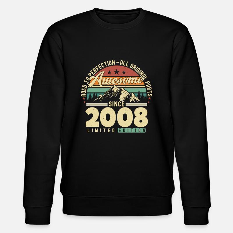 Grand depuis 2008 - Sweat bio CHANGER Stanley/Stella Unisexe - noir