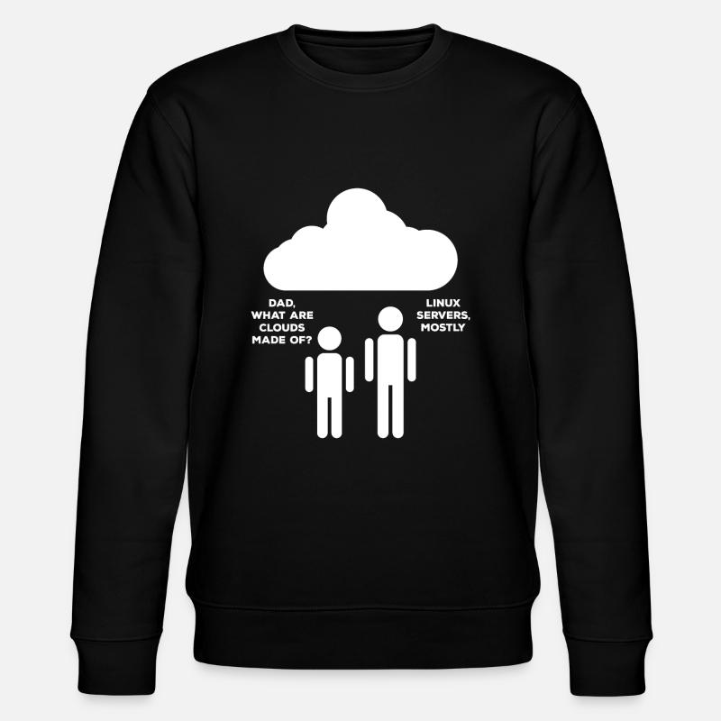 Cloud Linux - Stanley/Stella CHANGER Unisex Organic Sweatshirt - black