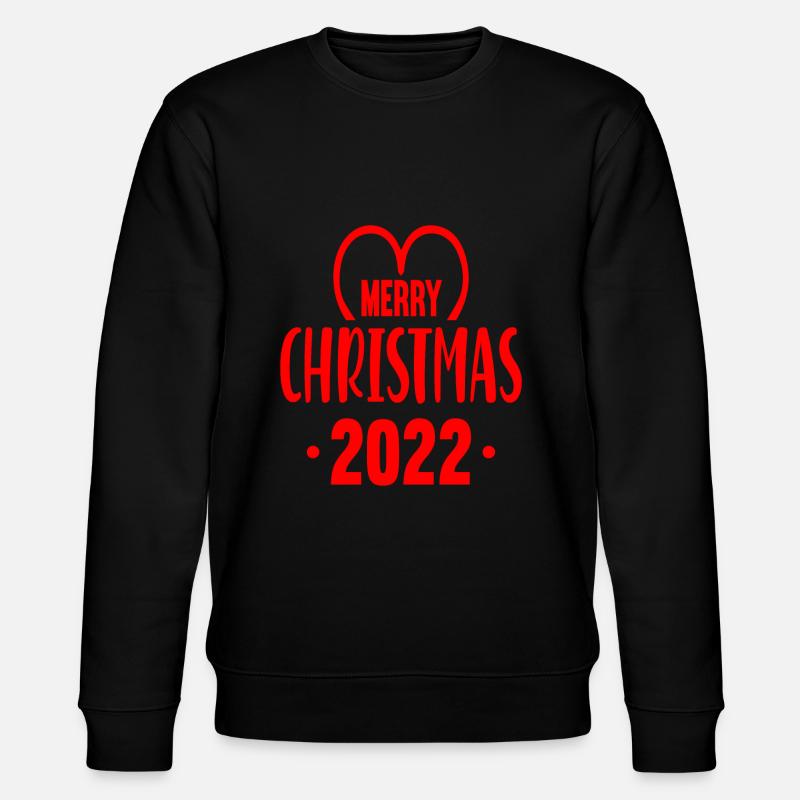 Merry Christmas 2022 - Stanley/Stella CHANGER Unisex Organic Sweatshirt - black