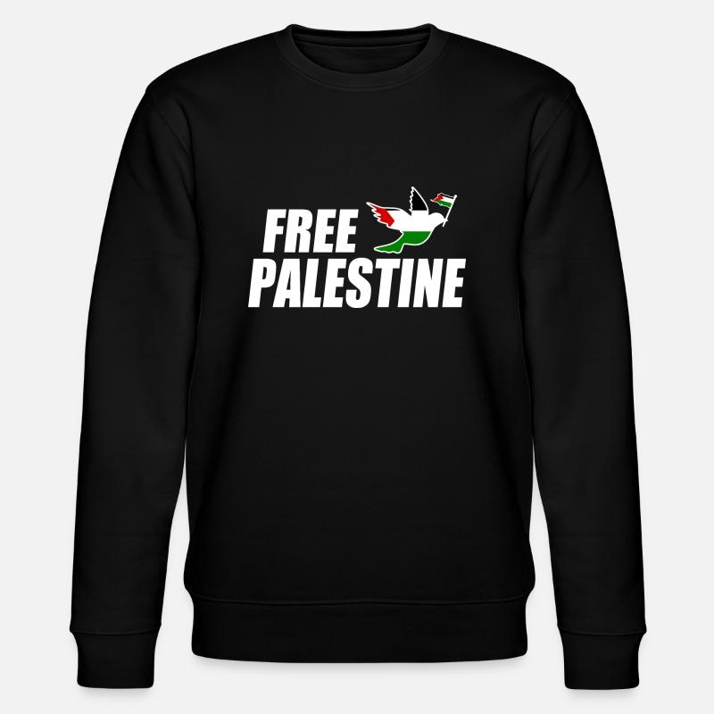 Free palestine - Sweat bio CHANGER Stanley/Stella Unisexe - noir