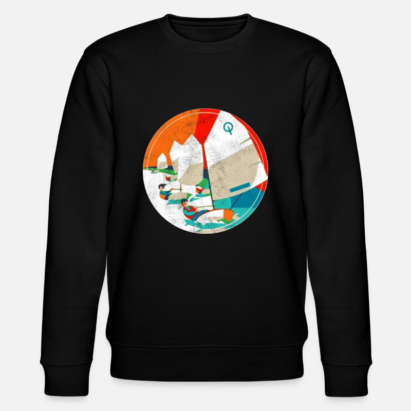Régate Optimiste - Sweat bio CHANGER Stanley/Stella Unisexe - noir