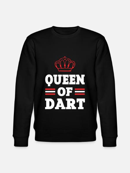 Queen Darts - Stanley/Stella CHANGER Unisex Organic Sweatshirt - black