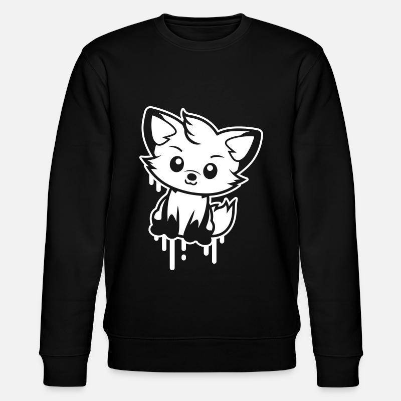 Fox Comic - Sweat bio CHANGER Stanley/Stella Unisexe - noir