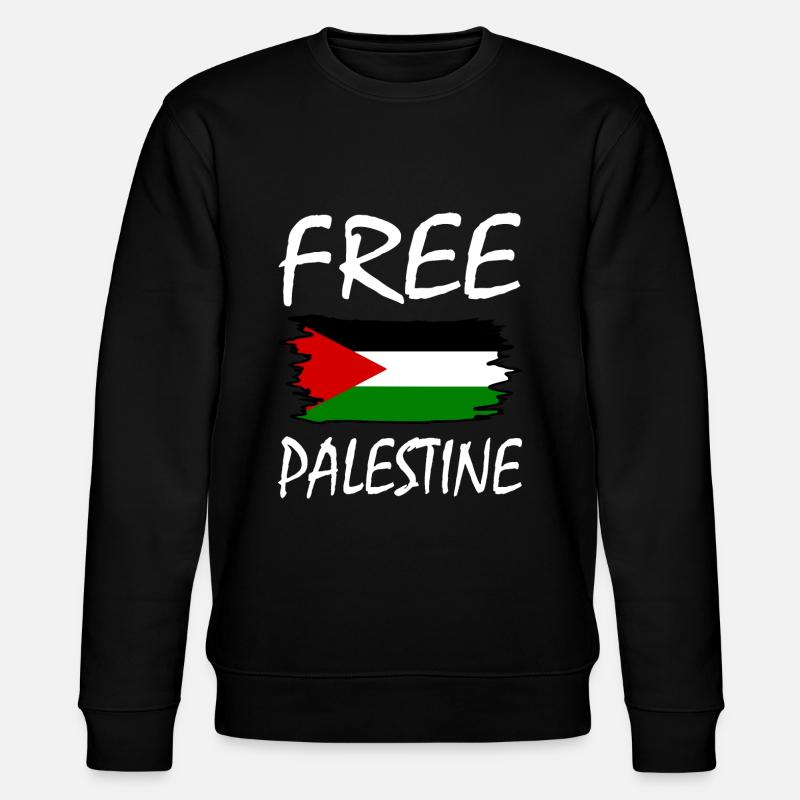 Free palestine - Stanley/Stella Unisex Bio-Sweatshirt CHANGER - Schwarz