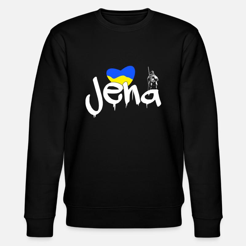 Jena Bleu Jaune Blanc - Sweat bio CHANGER Stanley/Stella Unisexe - noir