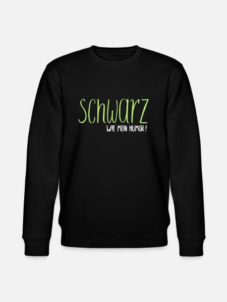 Schwarzer Humor - Stanley/Stella Unisex Bio-Sweatshirt CHANGER - Schwarz