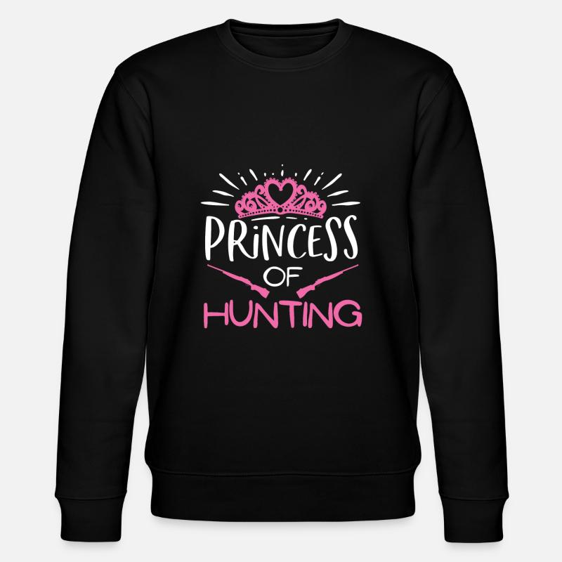 Prinzessin Der Jagd - Stanley/Stella Unisex Bio-Sweatshirt CHANGER  - Schwarz