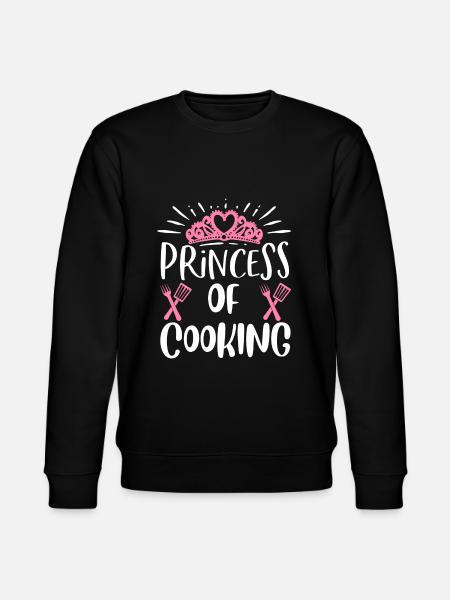 Princess Of Cooking - Stanley/Stella CHANGER Unisex Organic Sweatshirt - black