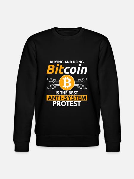 Buying and Using Bitcoin - Stanley/Stella CHANGER Unisex Organic Sweatshirt - black