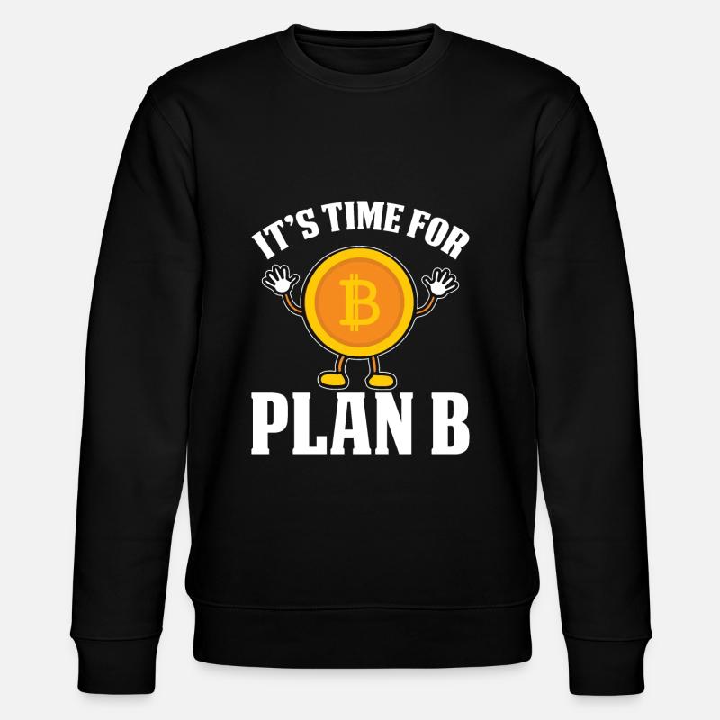 C’est l’heure du plan Bitcoin - Sweat bio CHANGER Stanley/Stella Unisexe - noir
