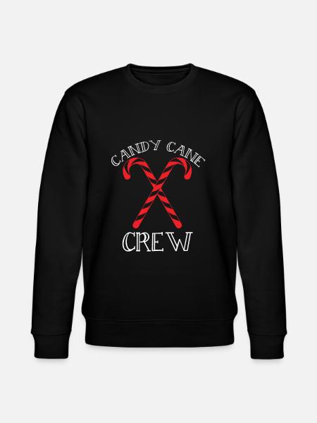 Candy Cane Crew - Christmas - Stanley/Stella CHANGER Unisex Organic Sweatshirt - black
