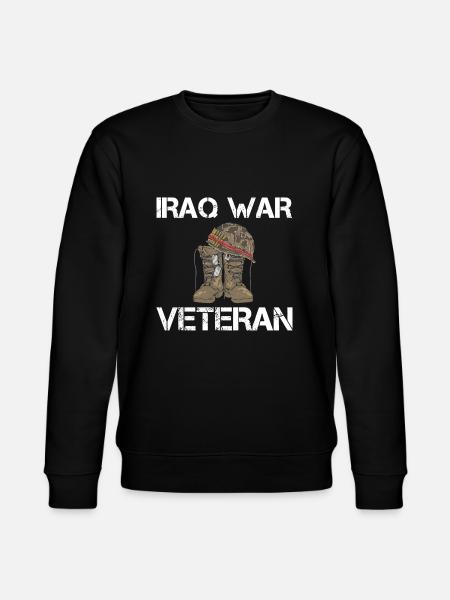 Irak Kriegsveteran - Stanley/Stella Unisex Bio-Sweatshirt CHANGER  - Schwarz