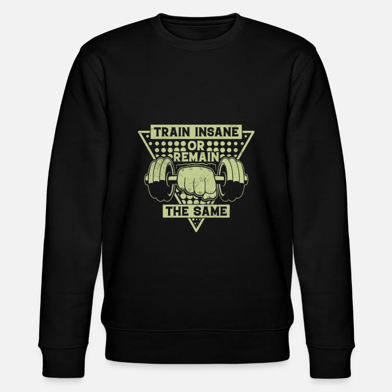 Wahnsinnig Trainieren Oder Gleichbleiben - Stanley/Stella Unisex Bio-Sweatshirt CHANGER  - Schwarz