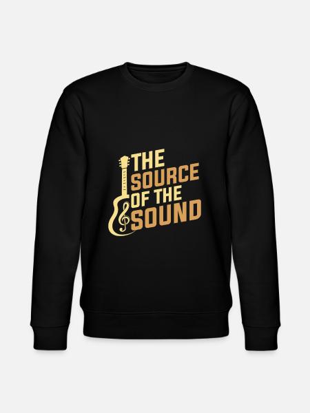 The source of sound - Stanley/Stella CHANGER Unisex Organic Sweatshirt - black