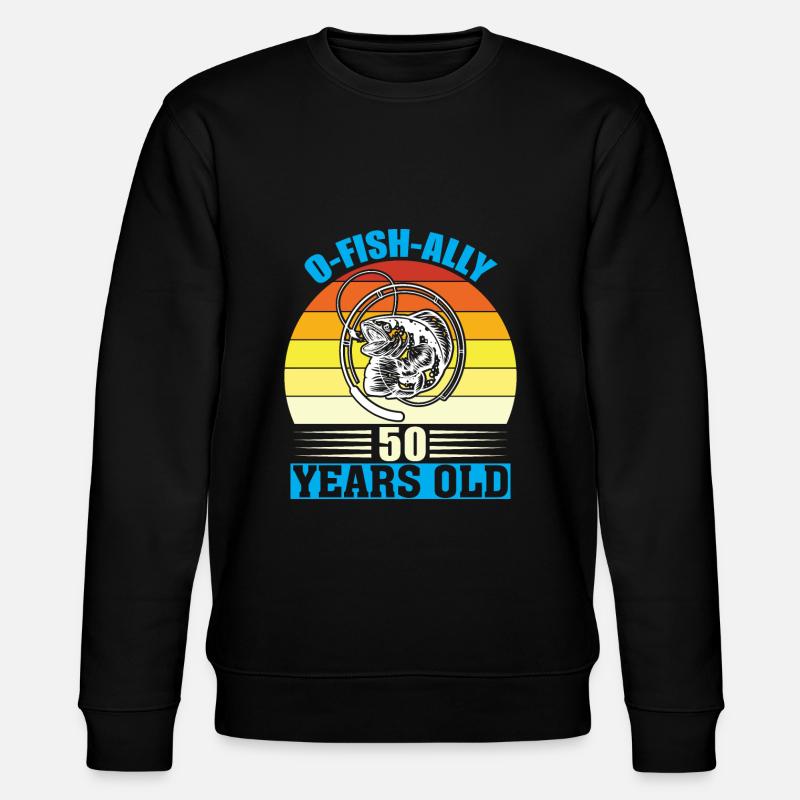O-Fish-Ally 50 ans - Sweat bio CHANGER Stanley/Stella Unisexe - noir