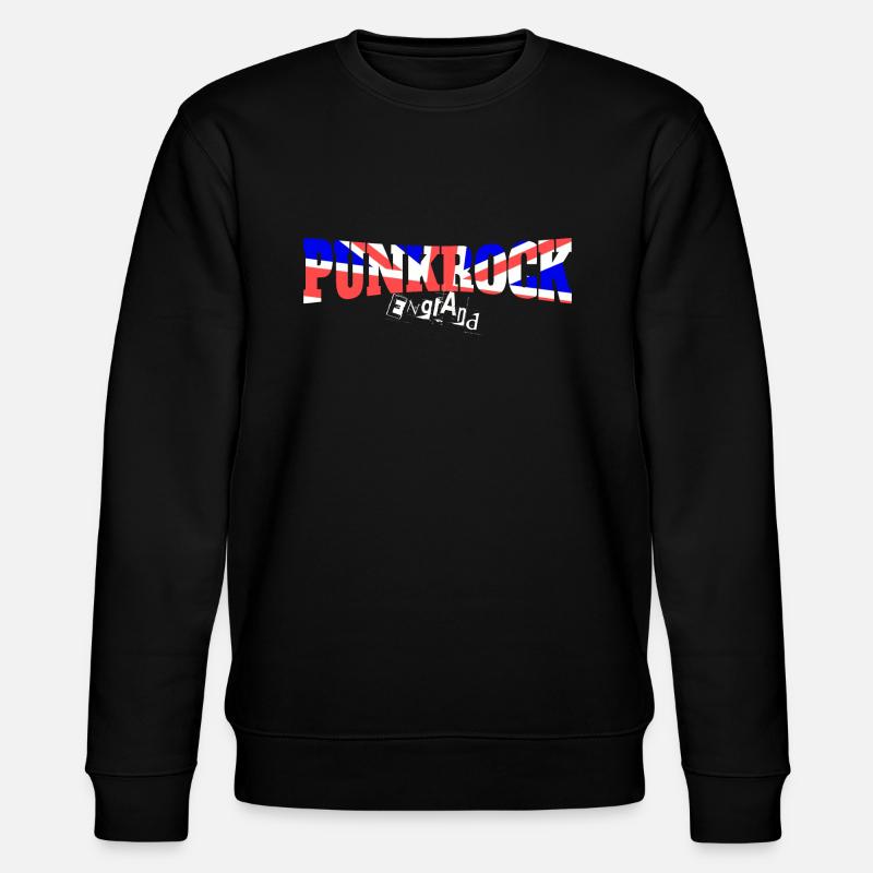Punkrock England - Stanley/Stella Unisex Bio-Sweatshirt CHANGER  - Schwarz