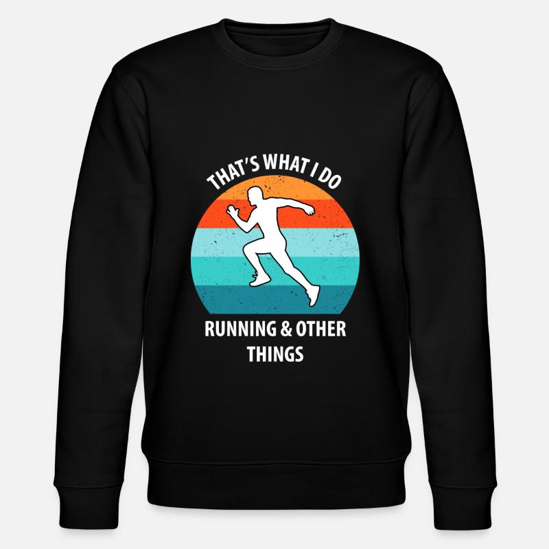 Joggen - Stanley/Stella Unisex Bio-Sweatshirt CHANGER  - Schwarz