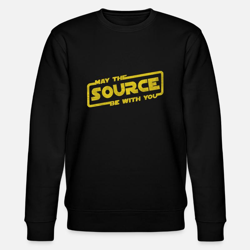 May The Source Be With You | Programmierer Coder - Stanley/Stella Unisex Bio-Sweatshirt CHANGER - Schwarz