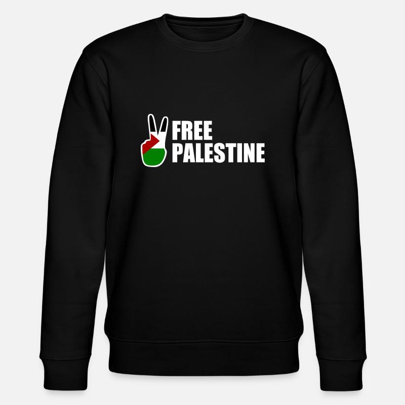 Free palestine - Sweat bio CHANGER Stanley/Stella Unisexe - noir