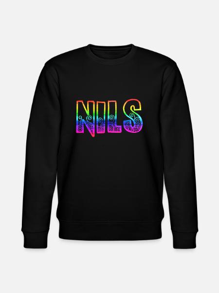 nils rs rainbow - Stanley/Stella CHANGER Unisex Organic Sweatshirt - black