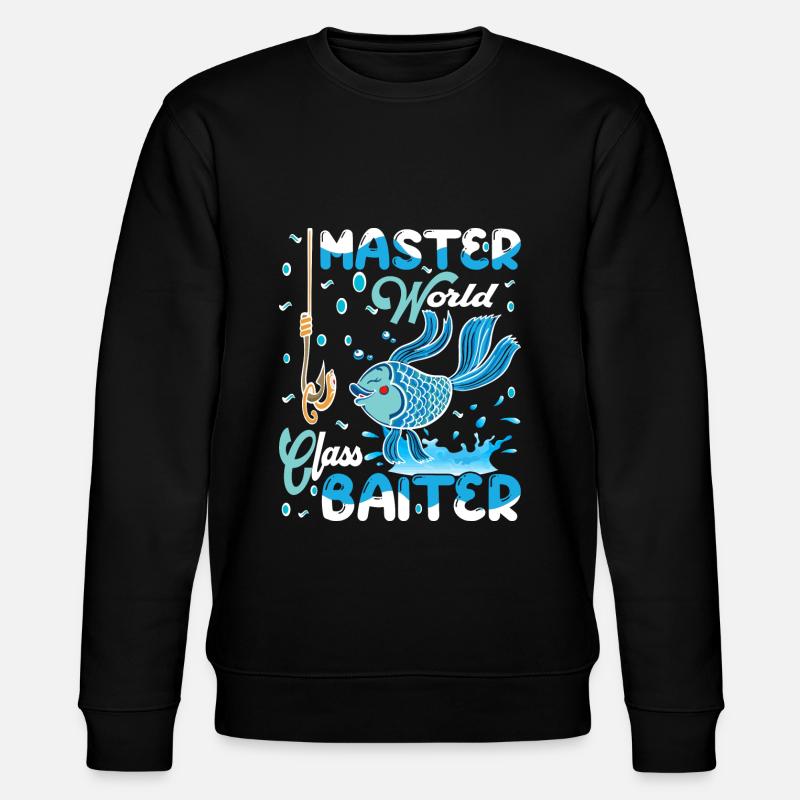 Master World Class Baiter - Stanley/Stella CHANGER Unisex Organic Sweatshirt - black