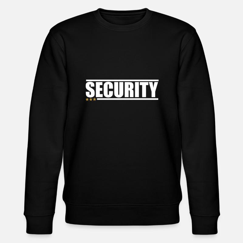 SECURITY - Stanley/Stella CHANGER Unisex Organic Sweatshirt - black