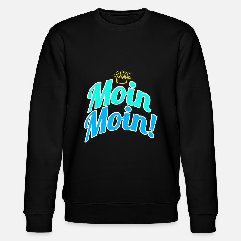 Moin Moin! - Stanley/Stella CHANGER Unisex Organic Sweatshirt - black
