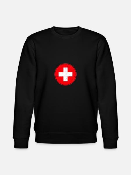 Suisse Drapeau suisse Fier Suisse - Sweat bio CHANGER Stanley/Stella Unisexe - noir