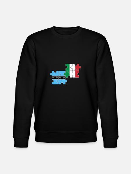 Botswana Italie Drapeau Italien Botswana - Sweat bio CHANGER Stanley/Stella Unisexe - noir