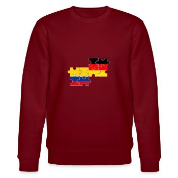 Colombie Allemagne Drapeau Allemand Colombien - Sweat bio CHANGER Stanley/Stella Unisexe - bordeaux - Devant - Nik (191cm) & Marisol (170cm)