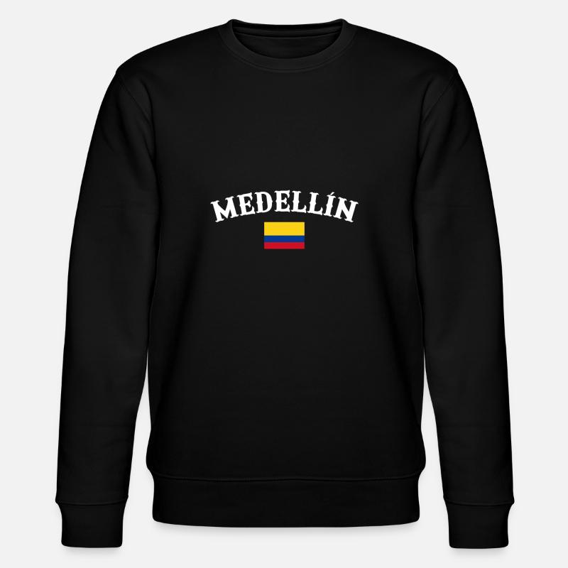 Medellin Colombie Drapeau colombien - Sweat bio CHANGER Stanley/Stella Unisexe - noir
