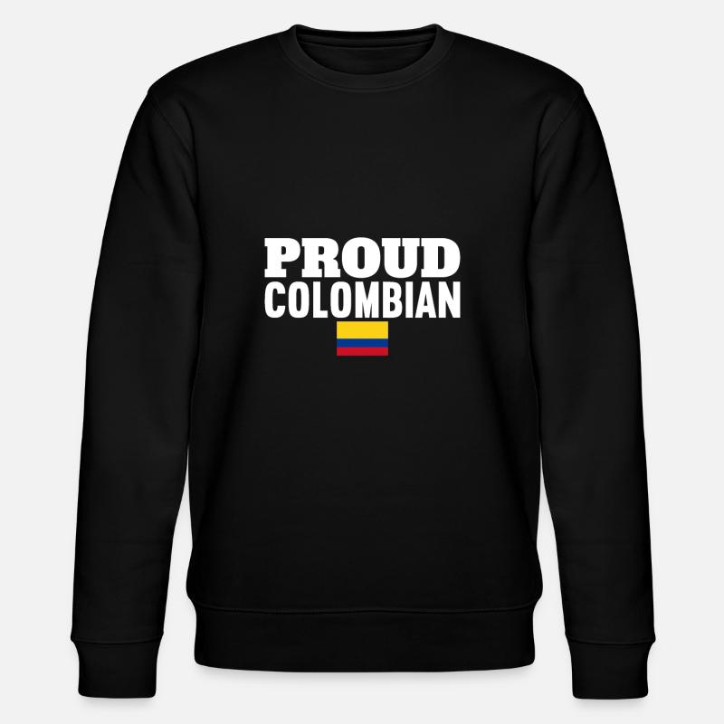 Fier drapeau colombien colombien - Sweat bio CHANGER Stanley/Stella Unisexe - noir