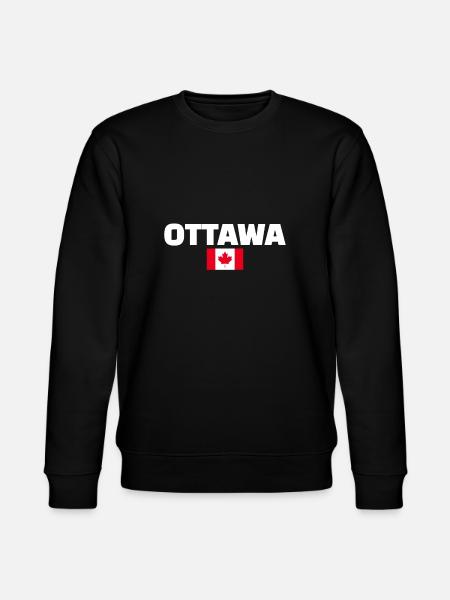 Ottawa, Canada, Drapeau canadien, Canadien - Sweat bio CHANGER Stanley/Stella Unisexe - noir