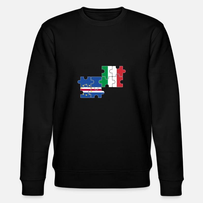 Cap-Vert Italie Drapeau Cap-Vert italien - Sweat bio CHANGER Stanley/Stella Unisexe - noir