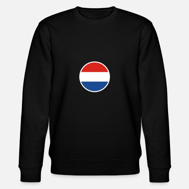 Netherlands Dutch flag Dutch - Stanley/Stella CHANGER Unisex Organic Sweatshirt - black